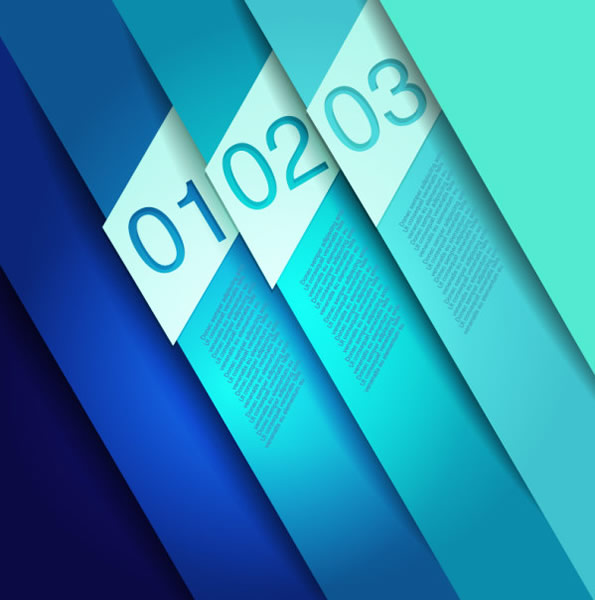 rótulo de faixa diagonal azul brilhante