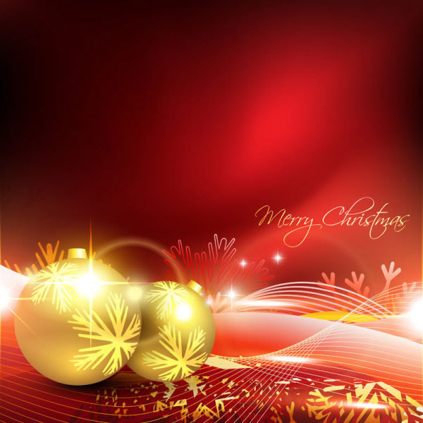 Bright Christmas Pattern Background