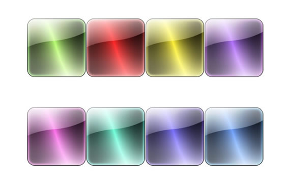 Bright Square Crystal Png Icons