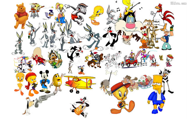 Bugs Bunny Ugly Duckling Cartoon Character Psd Material-cartool Psd  File-free Psd Free Download