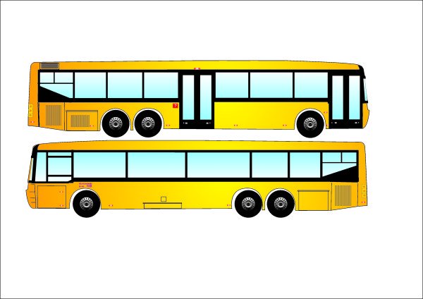 modello di bus del fumetto