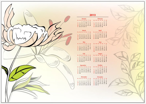 Calendar Vector Graphics