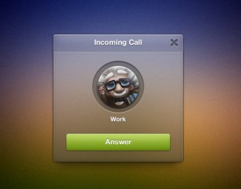 Call Prompts Psd Material