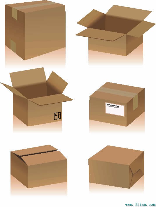 caja de cartón