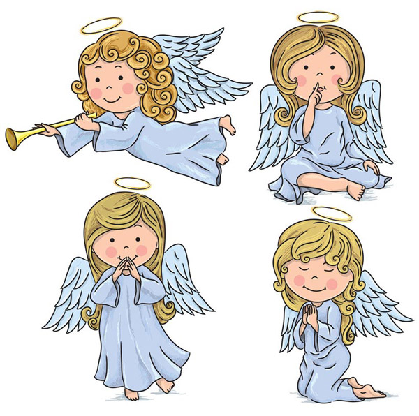 kreskówka anioł
