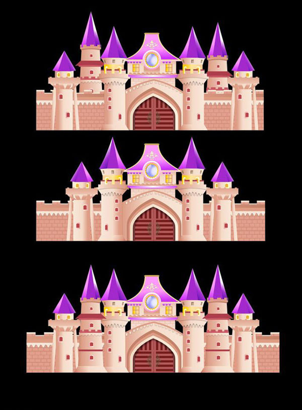 Cartoon Castles Material