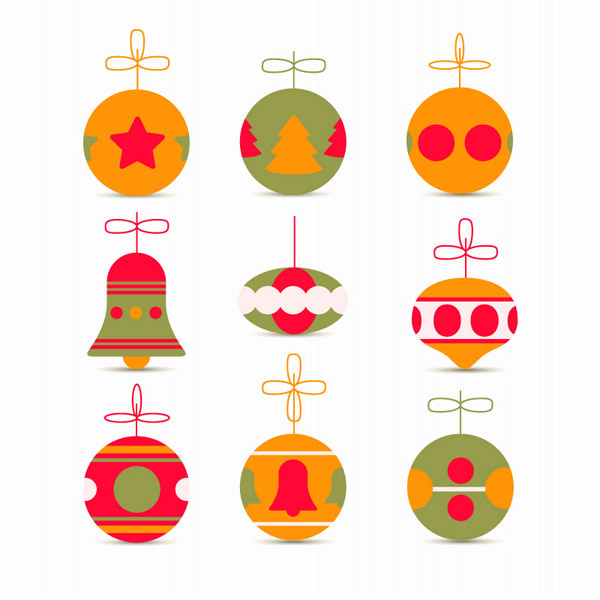 Cartoon Christmas Ornaments