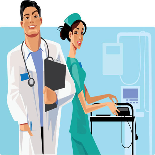 Kartun Dokter Perawat Orang Orang Vektor Vektor Gratis Download Gratis
