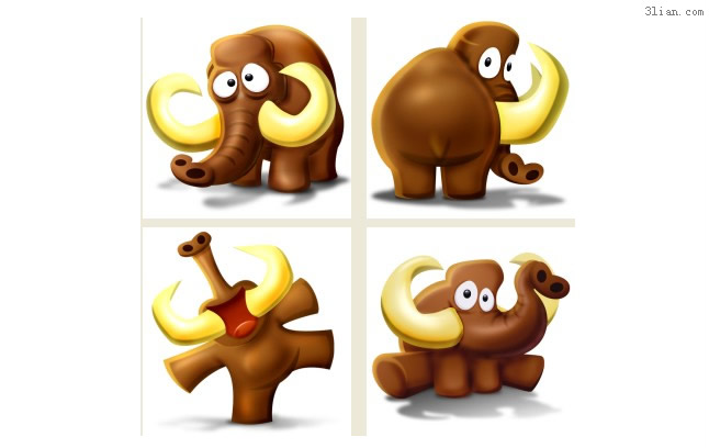 elefante de dibujos animados png iconos
