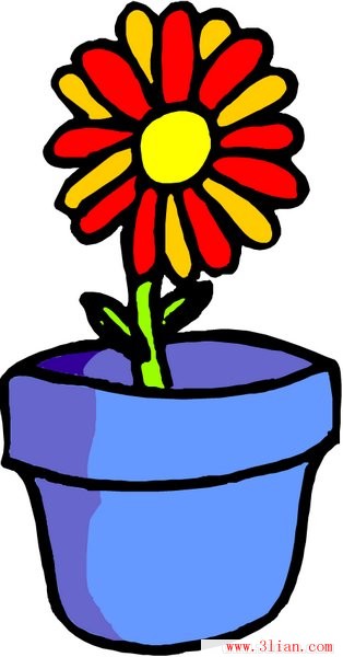Cartoon-Blumen