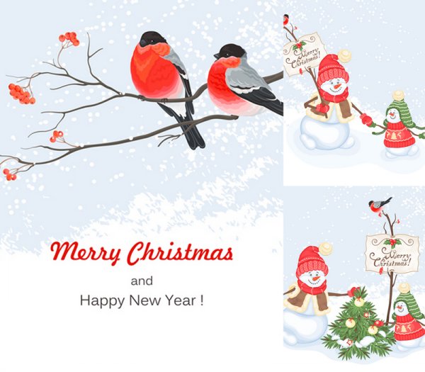 cartel de Navidad de dibujos animados ilustración