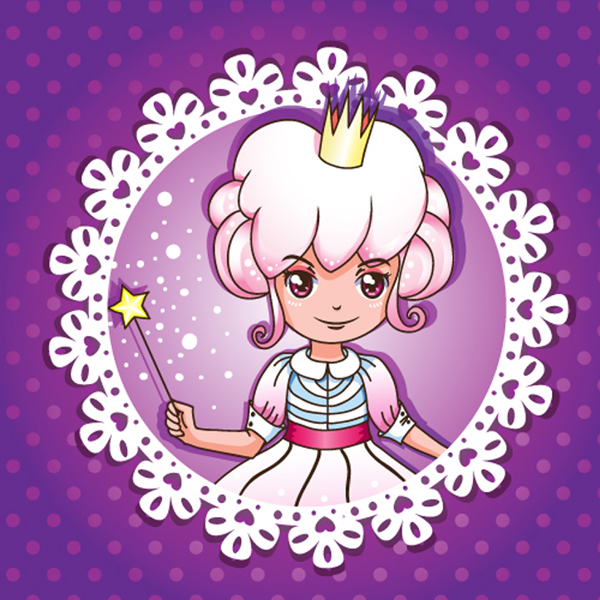 cartone animato per avatar principessa