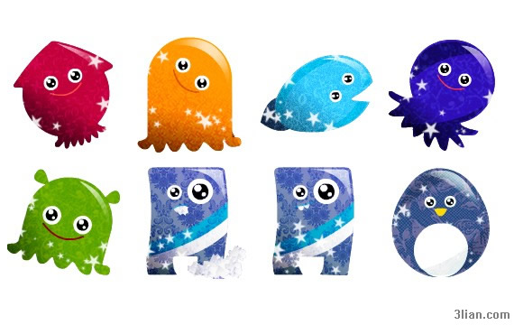 dibujos animados png de los iconos animales de mar
