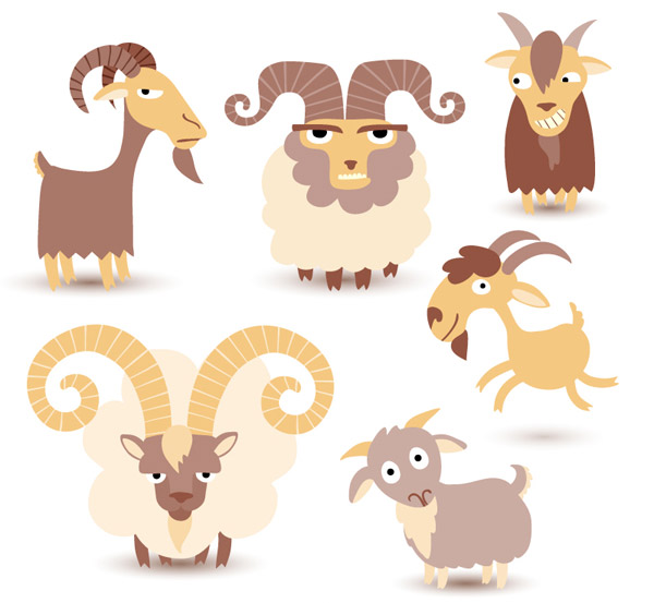 conception de moutons de dessin animé