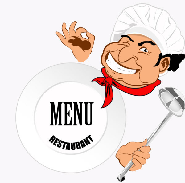 Cartoons Cooking Chefs Label Design-vector Cartoon-free Vector Free Download