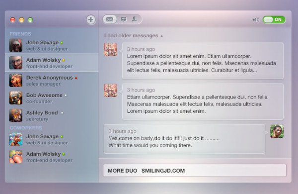 Chat-Design Psd material