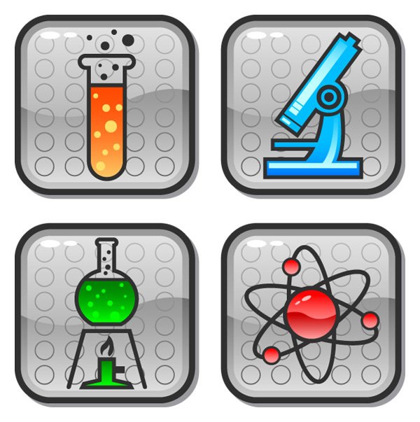 ícones de identificação química
