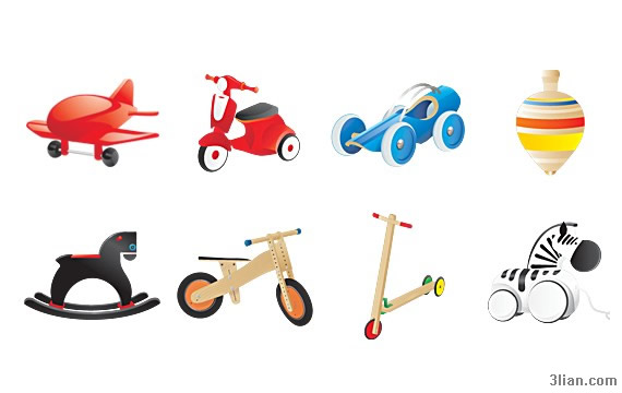 Children Car Toys Png Icons