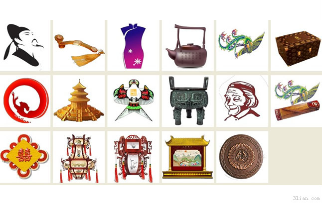 Icone dell'elemento cinese