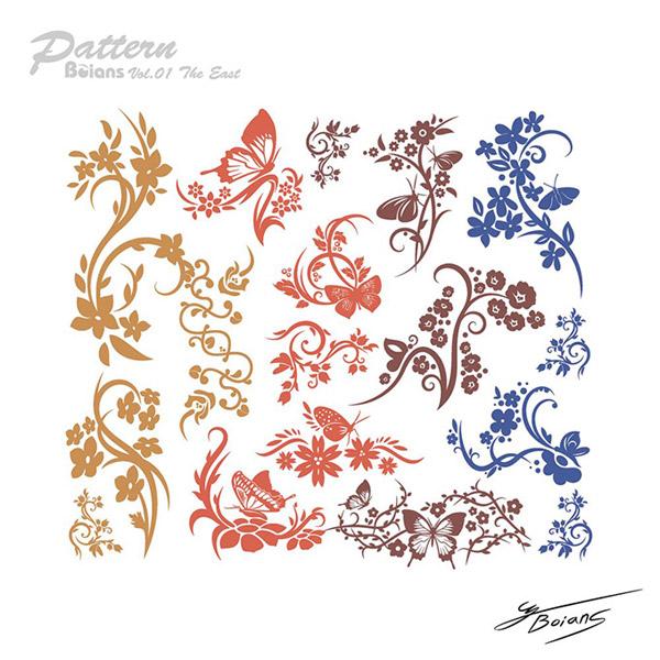 Chinese Series Traditional Butterfly Designs