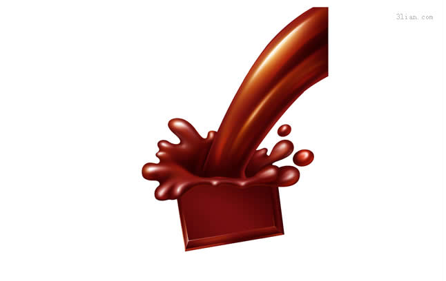チョコレート ソース psd
