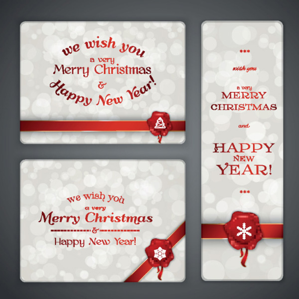 نمط بطاقات مرسومة باليد عيد الميلاد