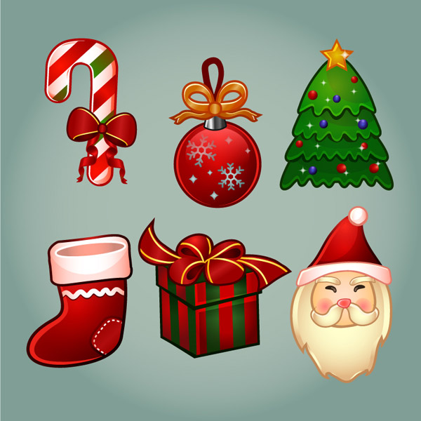 icônes de Noël