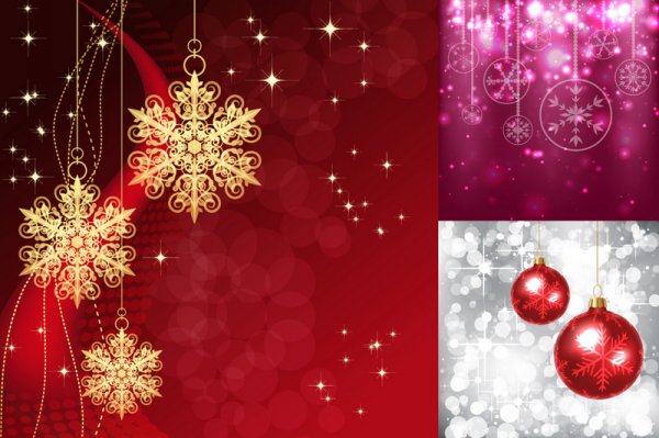 Christmas Ornaments Decoration Background