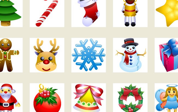 Christmas Ornaments Icons Png