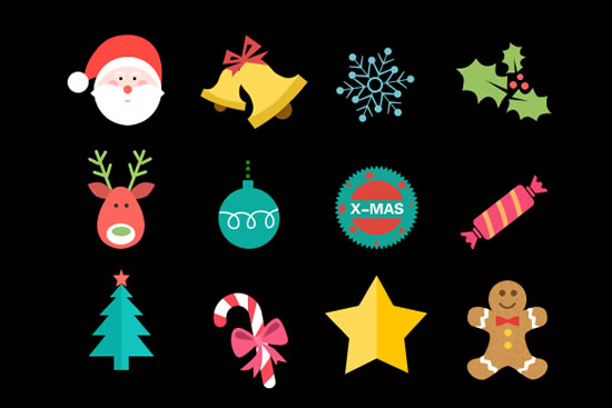 Christmas Snowflake Icon Sticker Psd Material