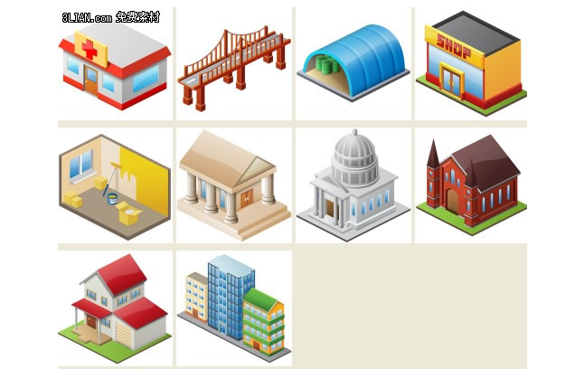 City Building Computer Icon Png