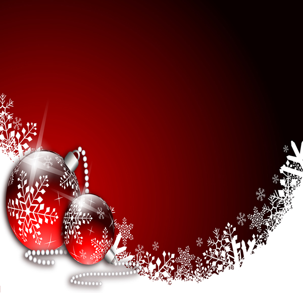 Classic Christmas Red Background