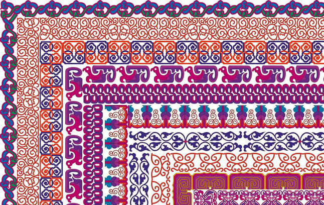 Classical Pattern Borders Psd Templates