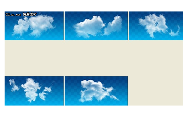 templates psd em camadas de nuvens