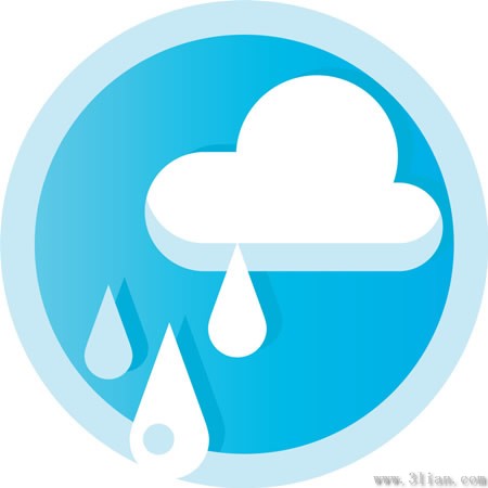 nuvole pioggia icone