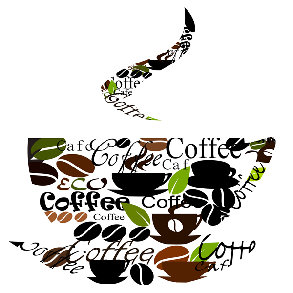projeto de logotipo do copo de café