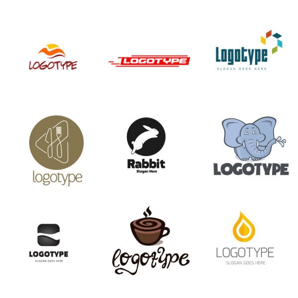 кофе логотип psd материал