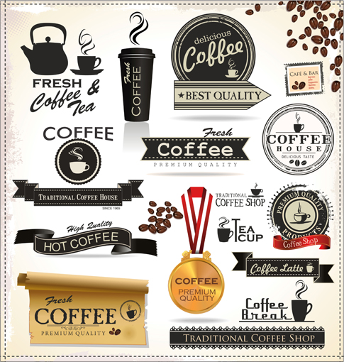 Coffee Theme Elements