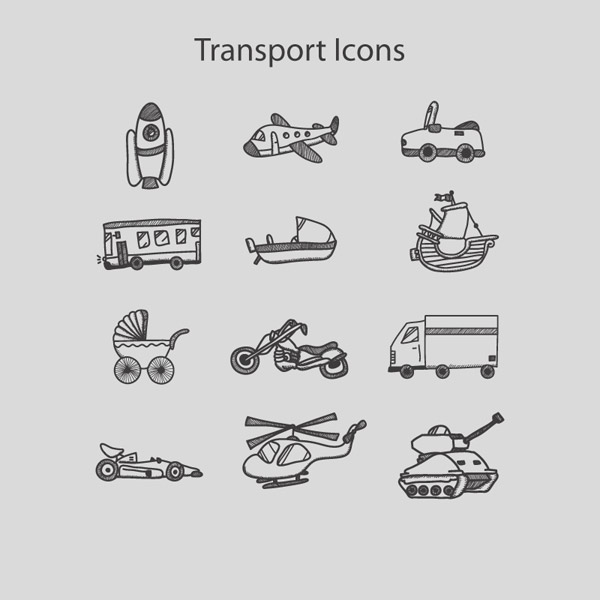 Farbe-Fahrzeug-Symbole