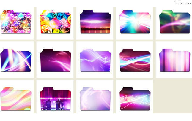 Colorful Folder Icons Png
