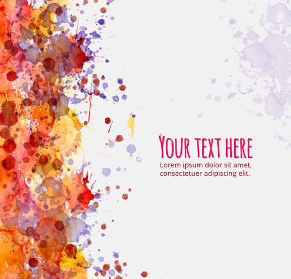 Colorful Watercolor Ink Backgrounds