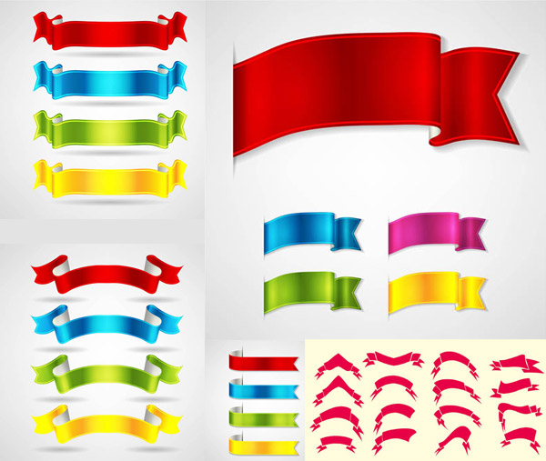 cintas con textura coloridas