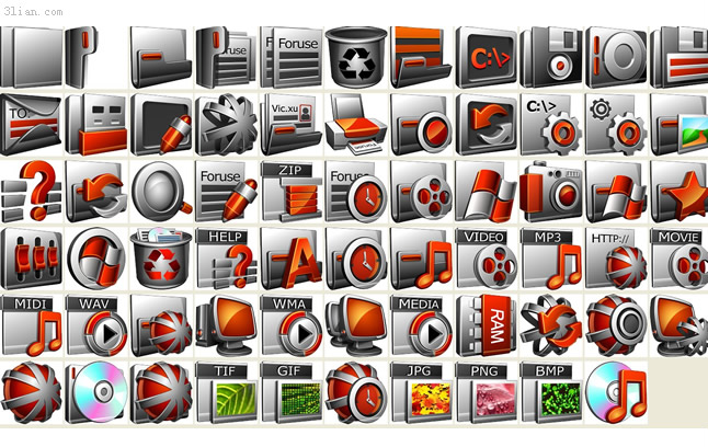 komputer file format ikon