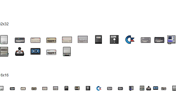 icônes de pixel gif ordinateur peripherals