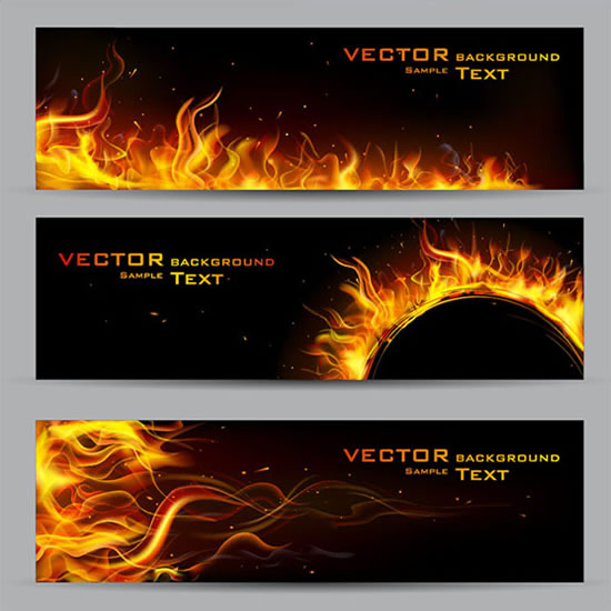 coole Flamme banner