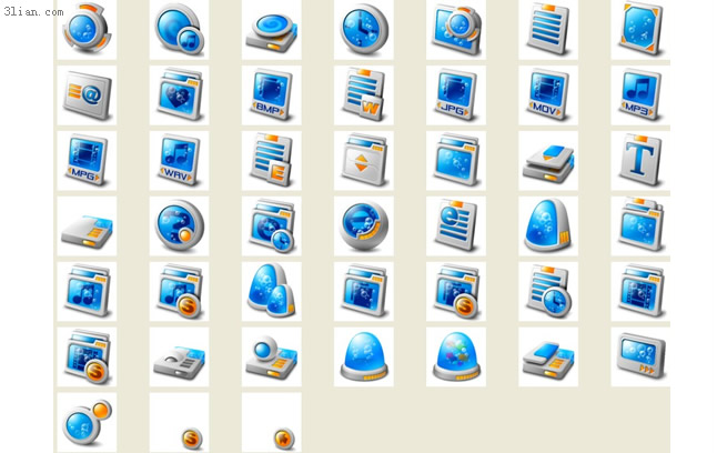 Cool mobile Schnittstellen PNG-icons