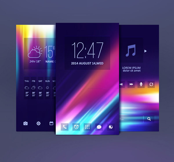 Cool Mobile Themes Design