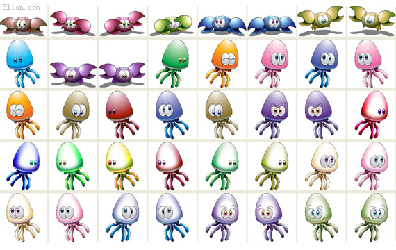 Crabs And Octopus Png Icons