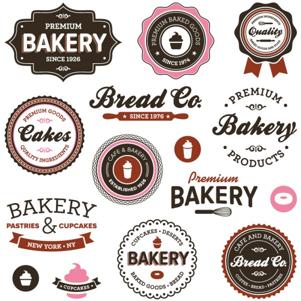 étiquettes des aliments pains créatif