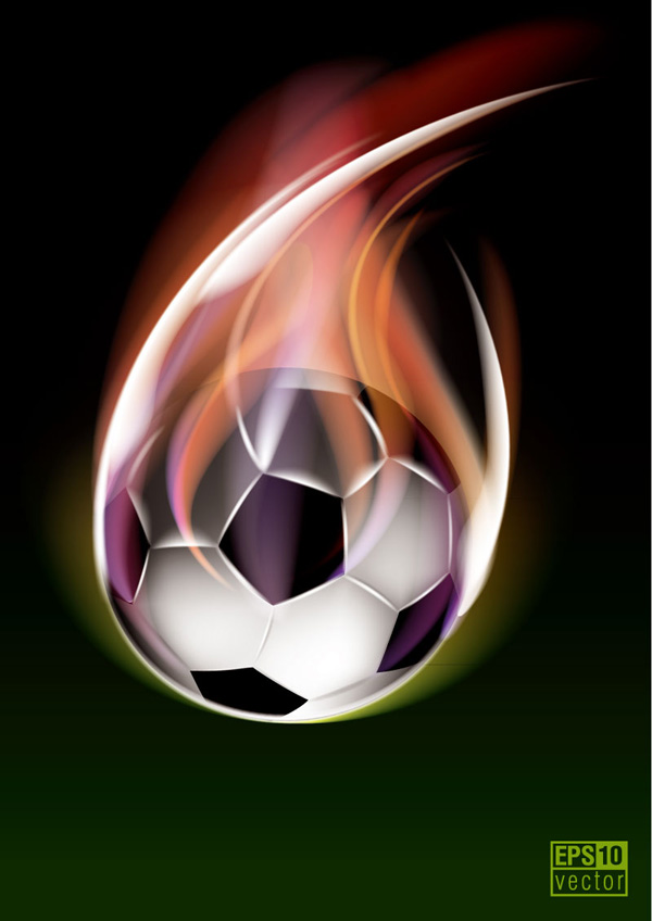 Creative Flame Football